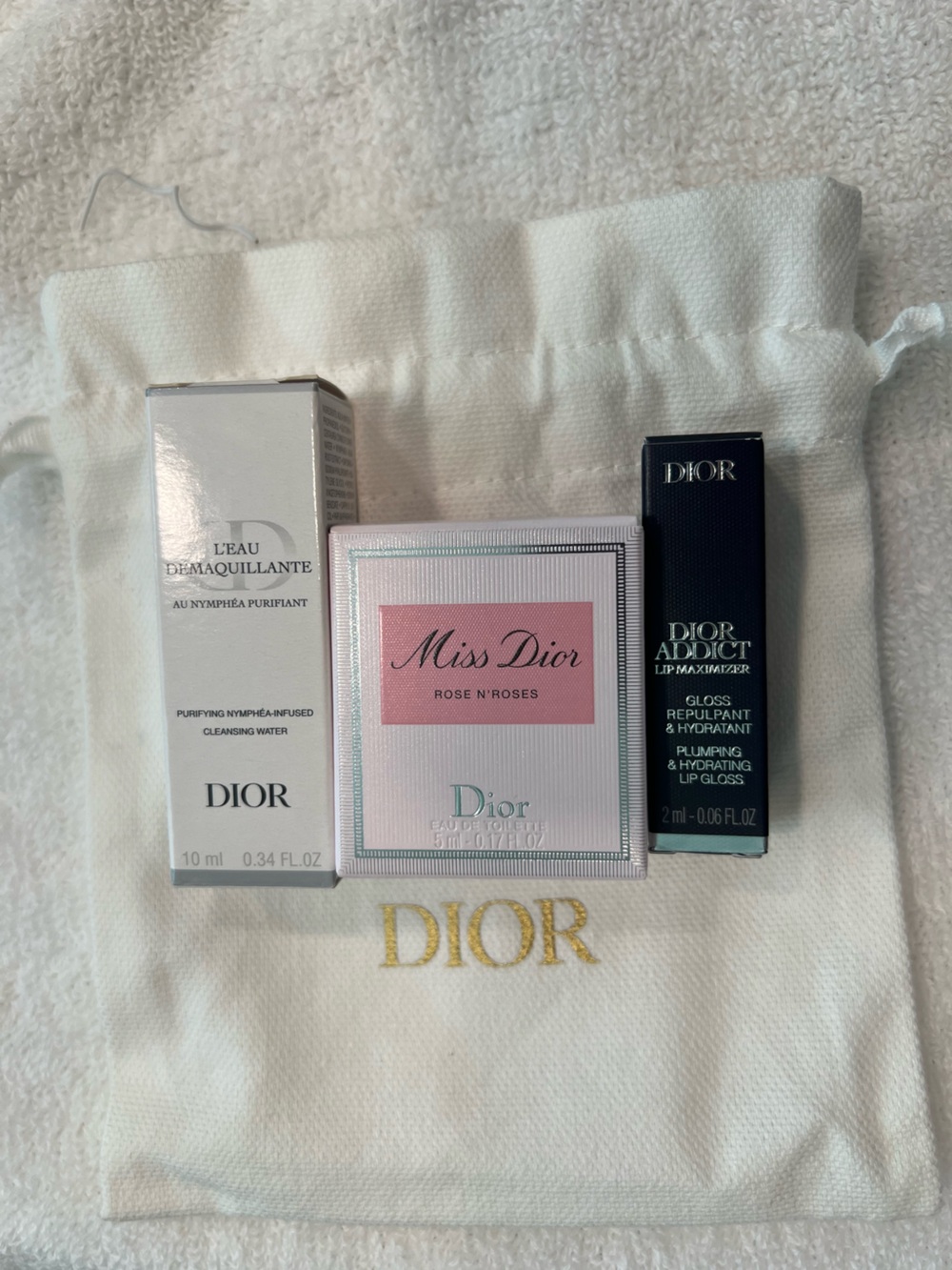 Dior Lip & Beauty Set with Dior Pouch